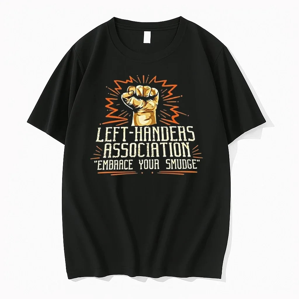 Left Handers Association Embrace Your Smudge 0 - Adult & Kids T-Shirts, Sweatshirts & Hoodies apparel design preview 1