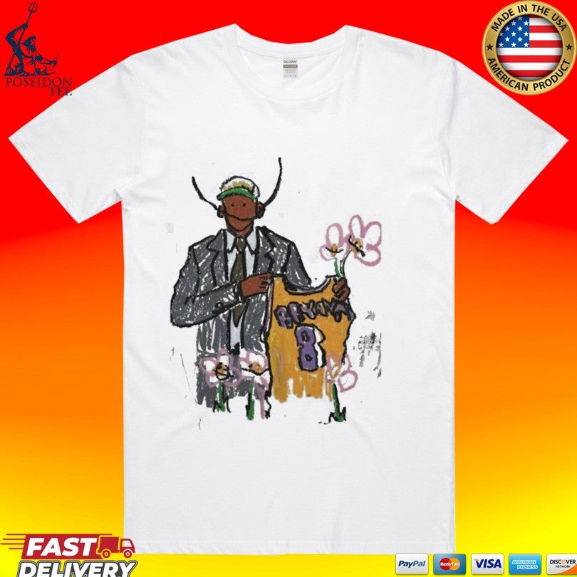 Legend Kobe Bryant Tribute Doodles - Adult & Kids T-Shirts, Sweatshirts & Hoodies apparel design preview 1