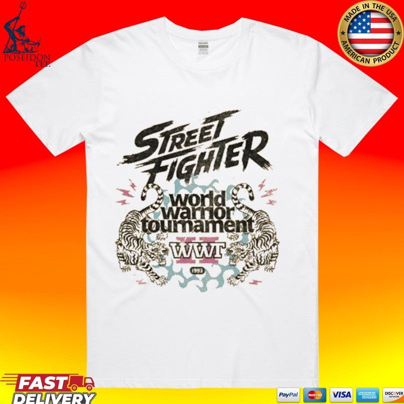 Legendary Street Fighter World Warrior Tournament Wet - Adult & Kids T-Shirts, Sweatshirts & Hoodies apparel design preview 1