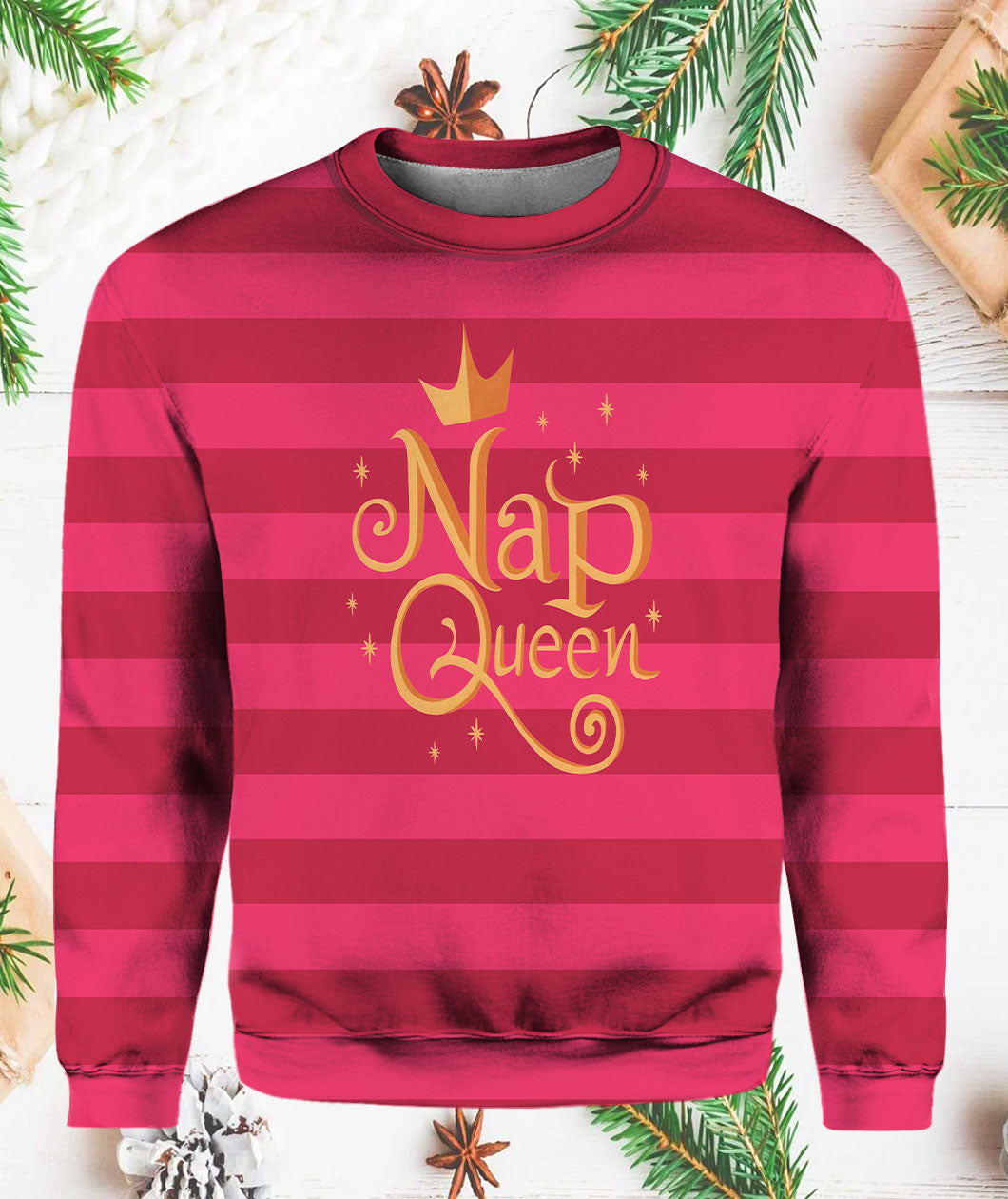 Ralph Breaks The Internet Nap Queen Costume Long Sleeve Sweatshirt 3D Sweater - Gift Idea product image