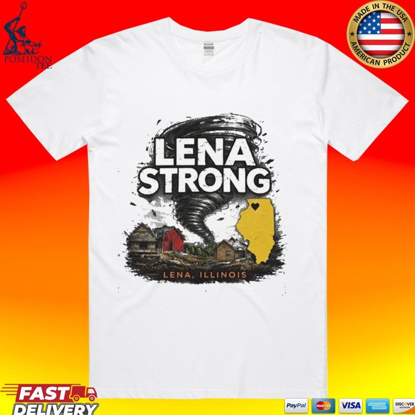 Lena Strong Illinois - Adult & Kids T-Shirts, Sweatshirts & Hoodies apparel design preview 1