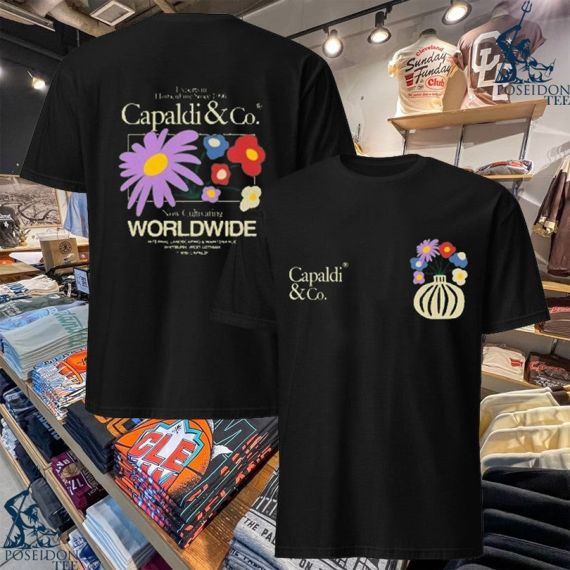 Lewis Capaldi Co Flower Pot - Adult & Kids T-Shirts, Sweatshirts & Hoodies apparel design preview 1