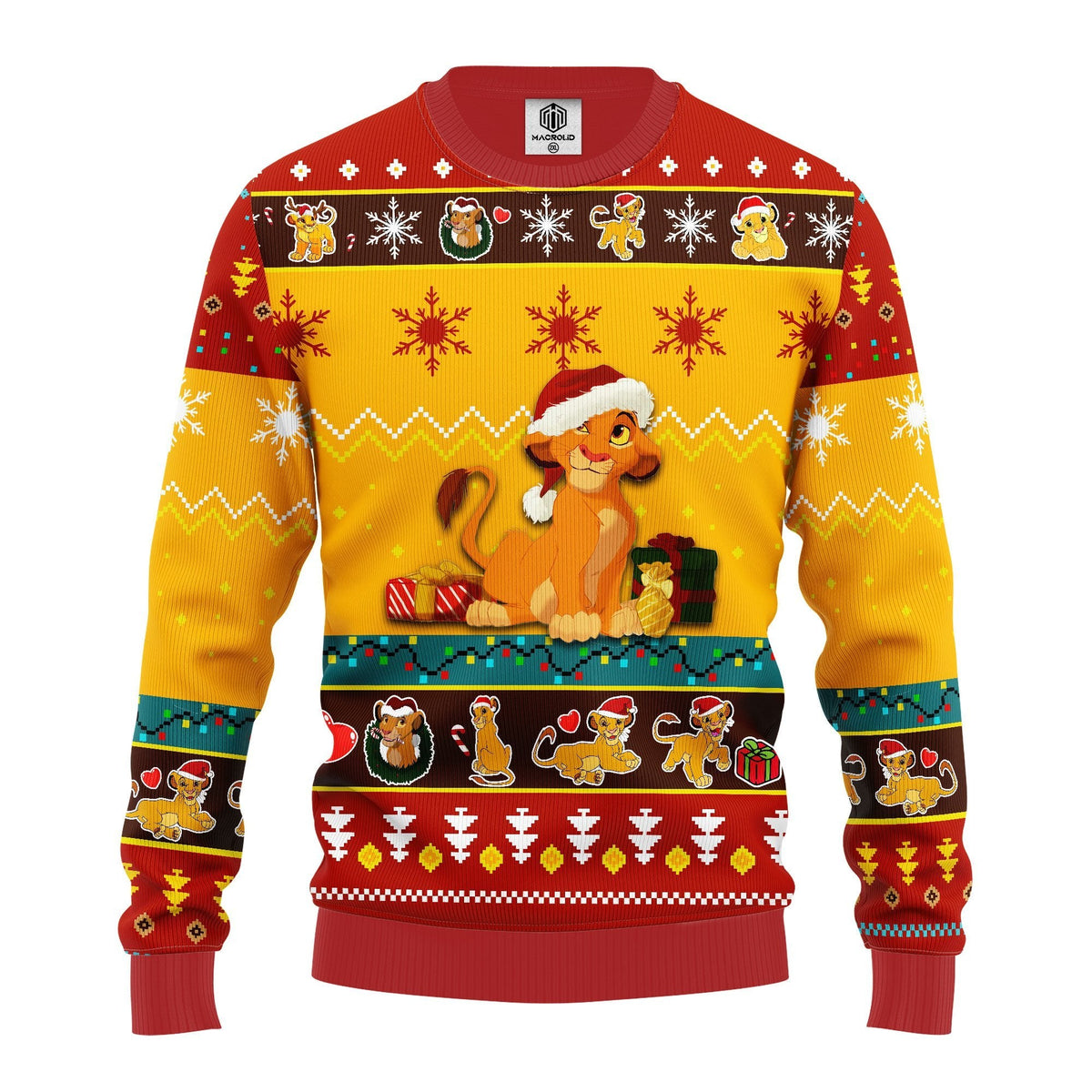 Simba 3D Ugly Christmas Sweater - Holiday Gift product image