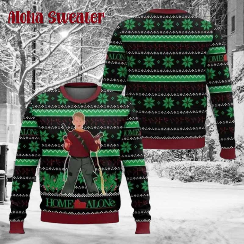 Old Man Marley Home Alone Ugly Christmas Sweater - Holiday Gift product image 3