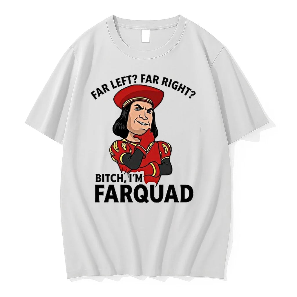 Lord Farquaad Shrek Meme Far Left Right Bitch Im - Adult & Kids T-Shirts, Sweatshirts & Hoodies apparel design preview 1