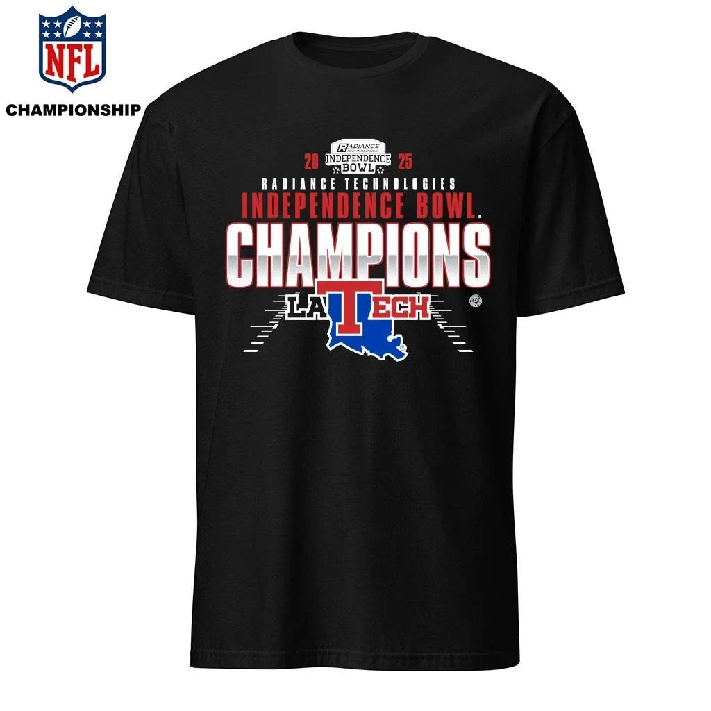 Louisiana Tech Bulldogs Football 2025 Independence - Adult & Kids T-Shirts, Sweatshirts & Hoodies apparel design preview 1