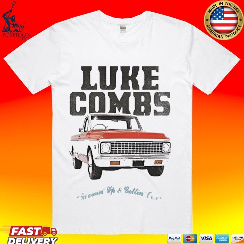 Luke Combs Truck Photo Event - Adult & Kids T-Shirts, Sweatshirts & Hoodies apparel design preview 1