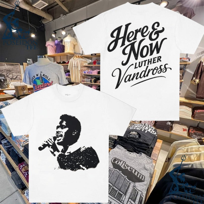 Luther Vandross X R&b Only Here Now - Adult & Kids T-Shirts, Sweatshirts & Hoodies apparel design preview 1