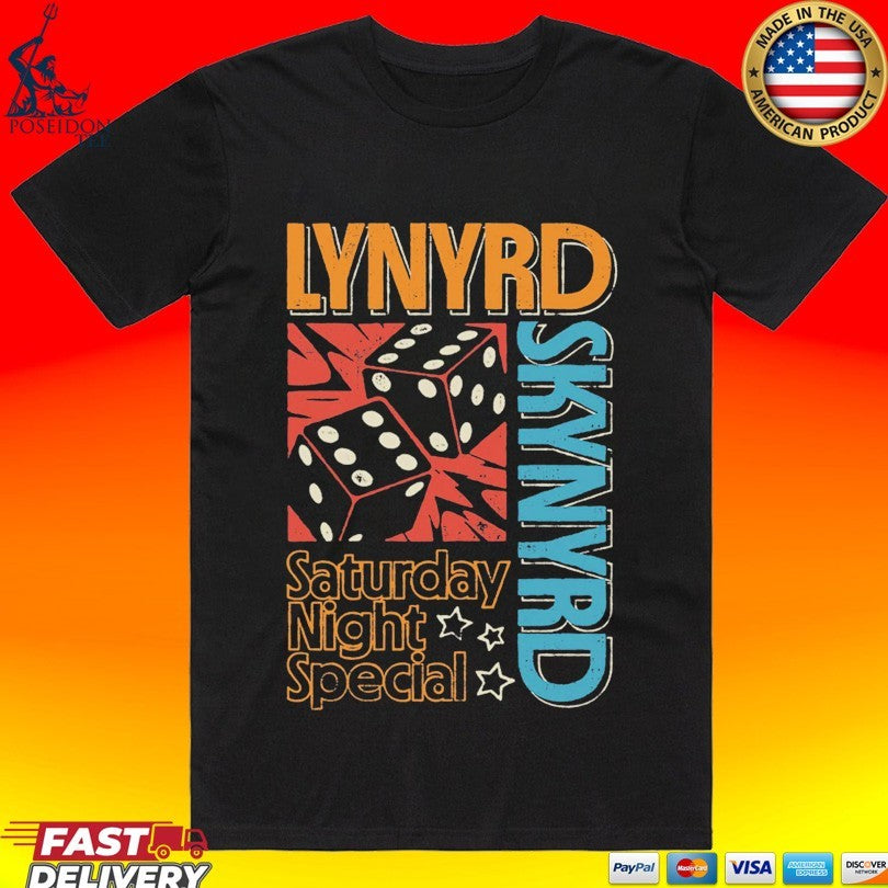 Lynyrd Skynyrd Saturday Night Special Dices - Adult & Kids T-Shirts, Sweatshirts & Hoodies apparel design preview 1