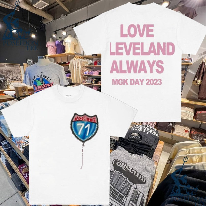 Machine Gun Kelly Mgk Day Love Cleveland Always - Adult & Kids T-Shirts, Sweatshirts & Hoodies apparel design preview 1