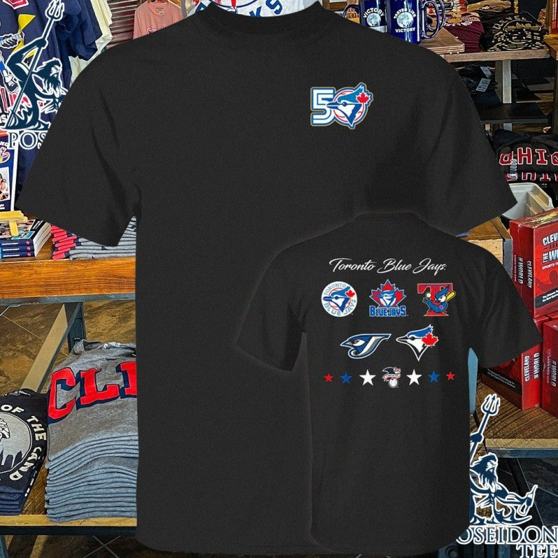 Maddie 50th Anniversary Toronto Blue Jays - Adult & Kids T-Shirts, Sweatshirts & Hoodies apparel design preview 1