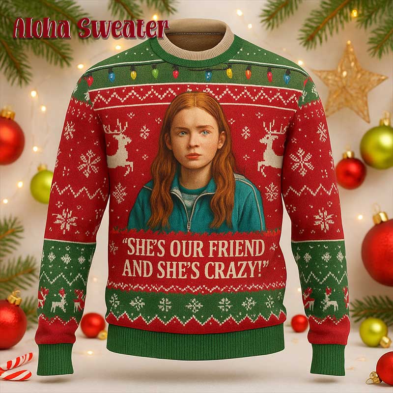 One Tough Kid Eleven Stranger Things Ugly Christmas Sweater - Holiday Gift product image 5