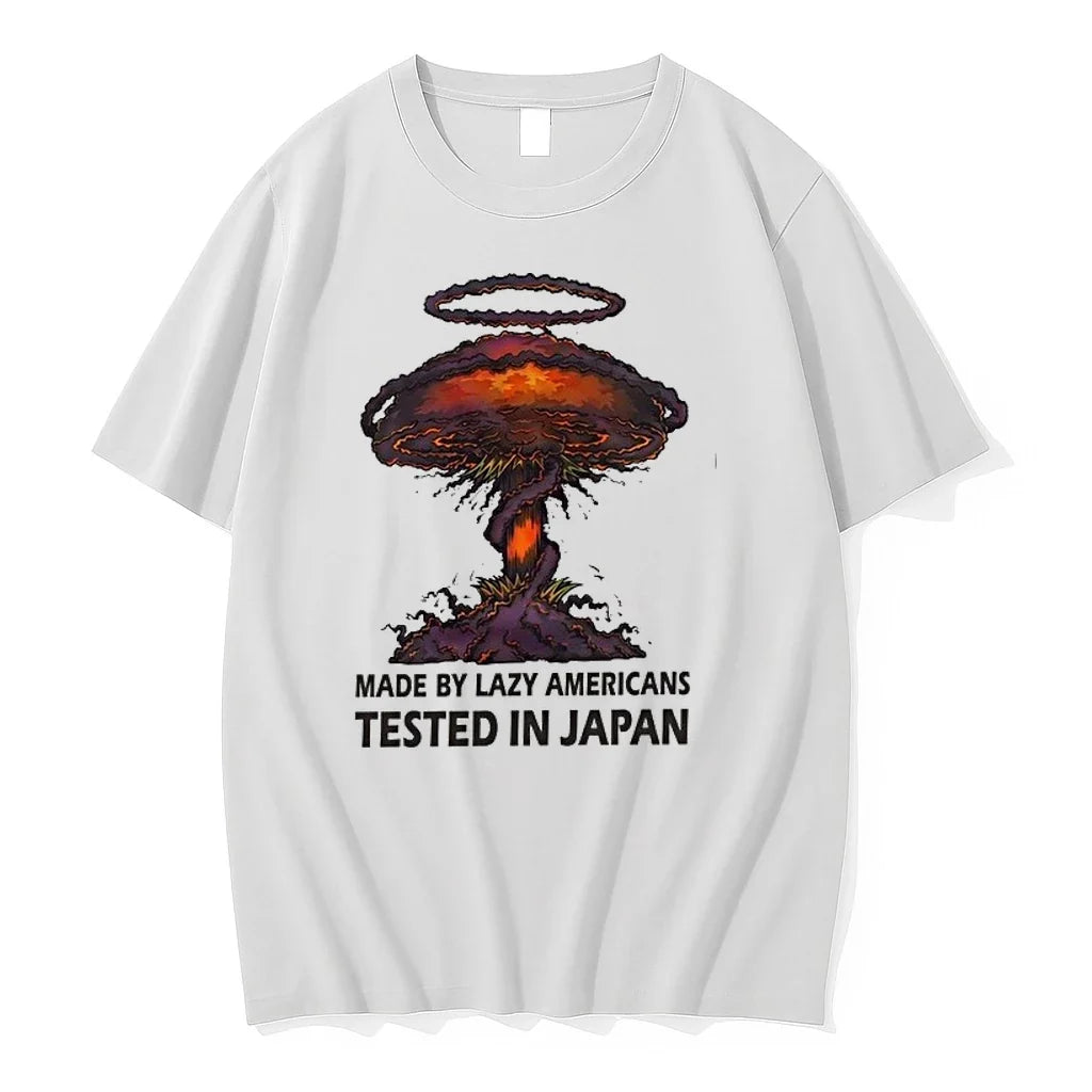Made By Lazy Americans Tested In Japan 0 Sweater - Adult & Kids T-Shirts, Sweatshirts & Hoodies apparel design preview 1
