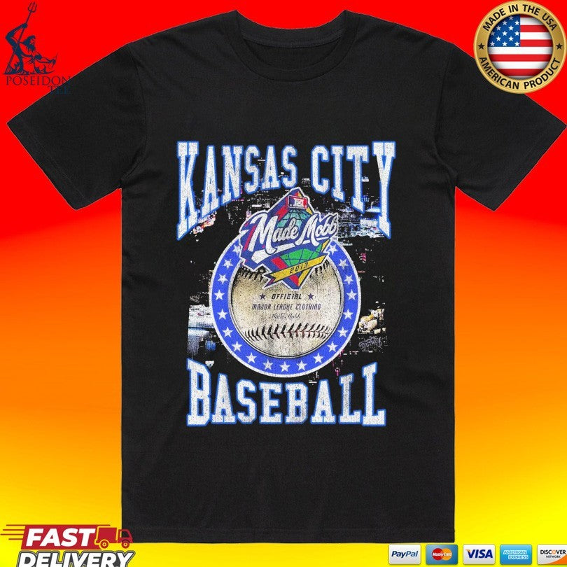 Made Mobb Kansas City Baseball - Adult & Kids T-Shirts, Sweatshirts & Hoodies apparel design preview 1