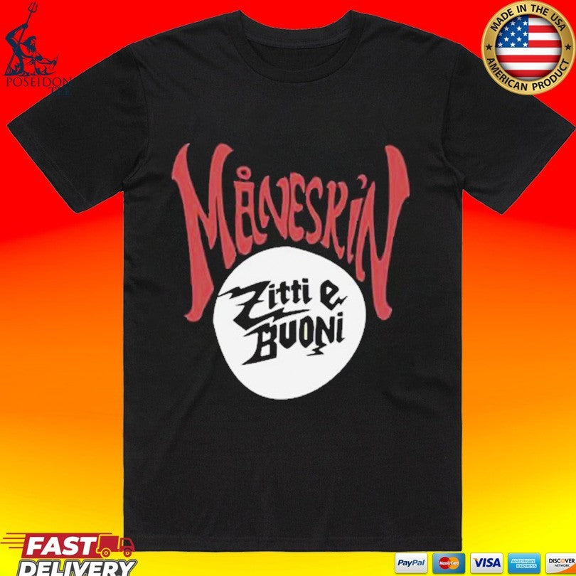 Maneskin Zitti E Buoni - Adult & Kids T-Shirts, Sweatshirts & Hoodies apparel design preview 1