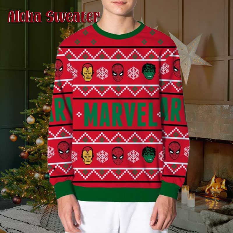 I’m Aiming At You Go To Hell Deadpool Ugly Christmas Sweater - Holiday Gift product image 2