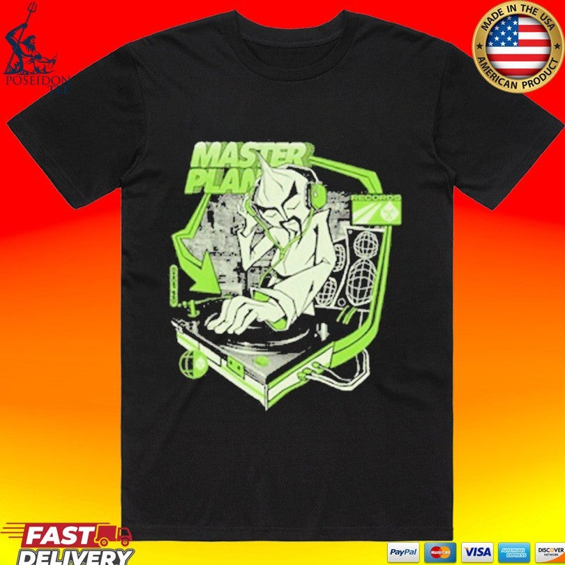 Master Plan Records Ilustrata - Adult & Kids T-Shirts, Sweatshirts & Hoodies apparel design preview 1