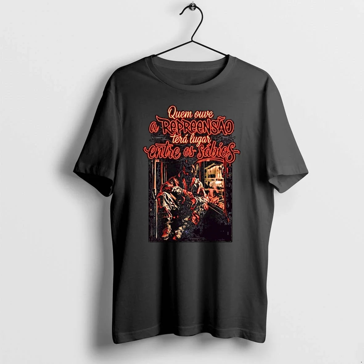 Mem Quem Ouve A Repreensao Tera Lugar Entre Os Sabios - Adult & Kids T-Shirts, Sweatshirts & Hoodies apparel design preview 1