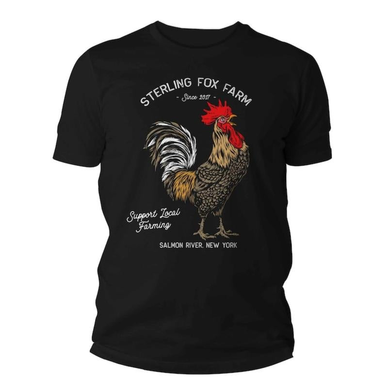 Personalized Farm Vintage Rooster Farmer Custom - Adult & Kids T-Shirts, Sweatshirts & Hoodies apparel design preview 1