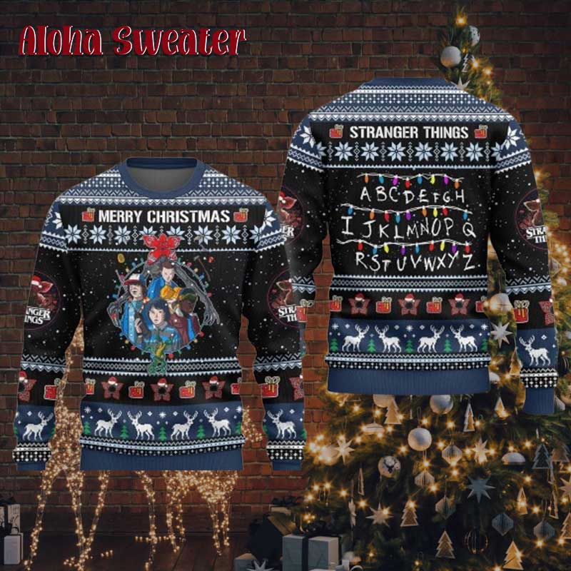Mike From Stranger Things Ugly Christmas Sweater - Holiday Gift product image 3