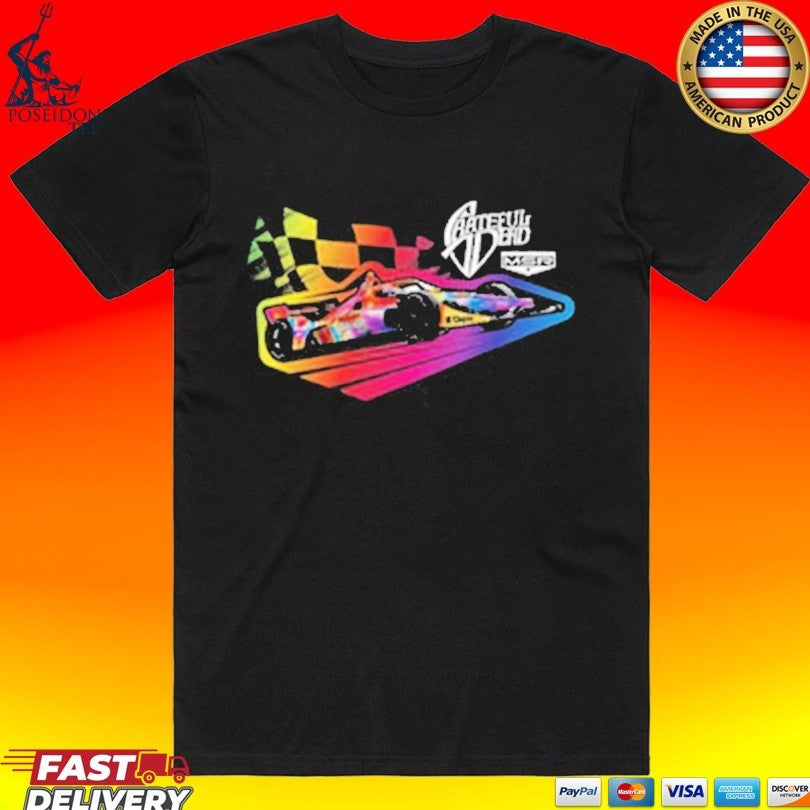 Meyer Shank Racing Grateful Dead Spectrum - Adult & Kids T-Shirts, Sweatshirts & Hoodies apparel design preview 1
