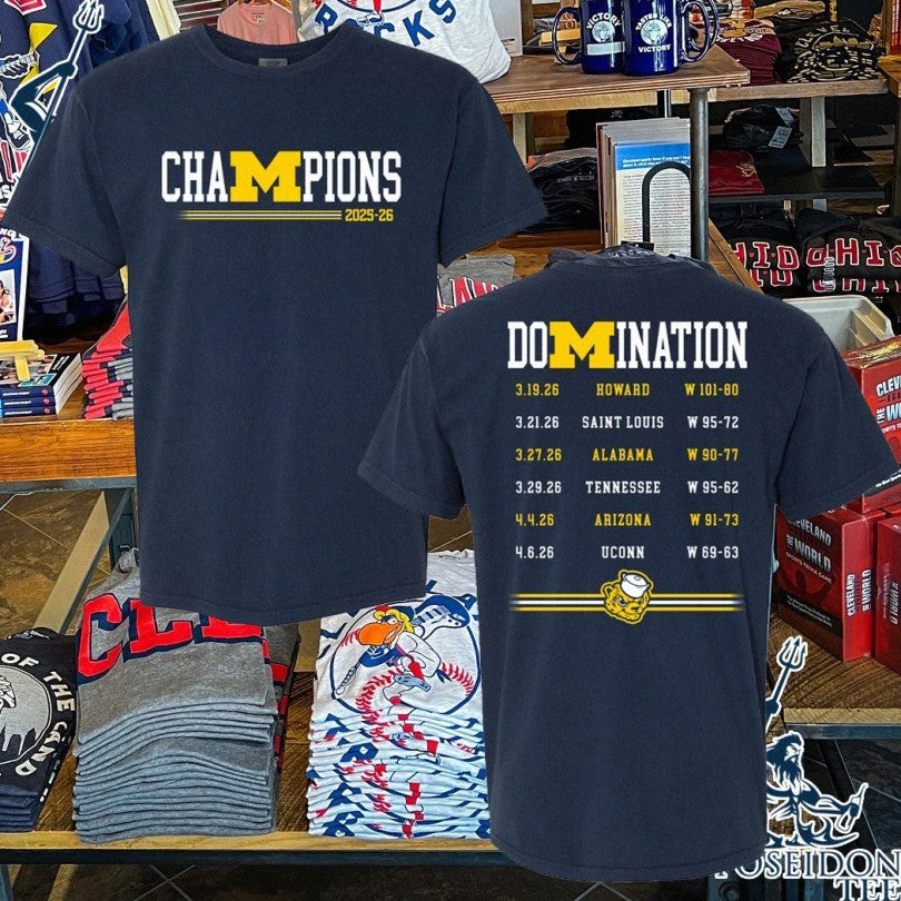 Michigan Wolverines 2026 National Champions - Adult & Kids T-Shirts, Sweatshirts & Hoodies apparel design preview 1
