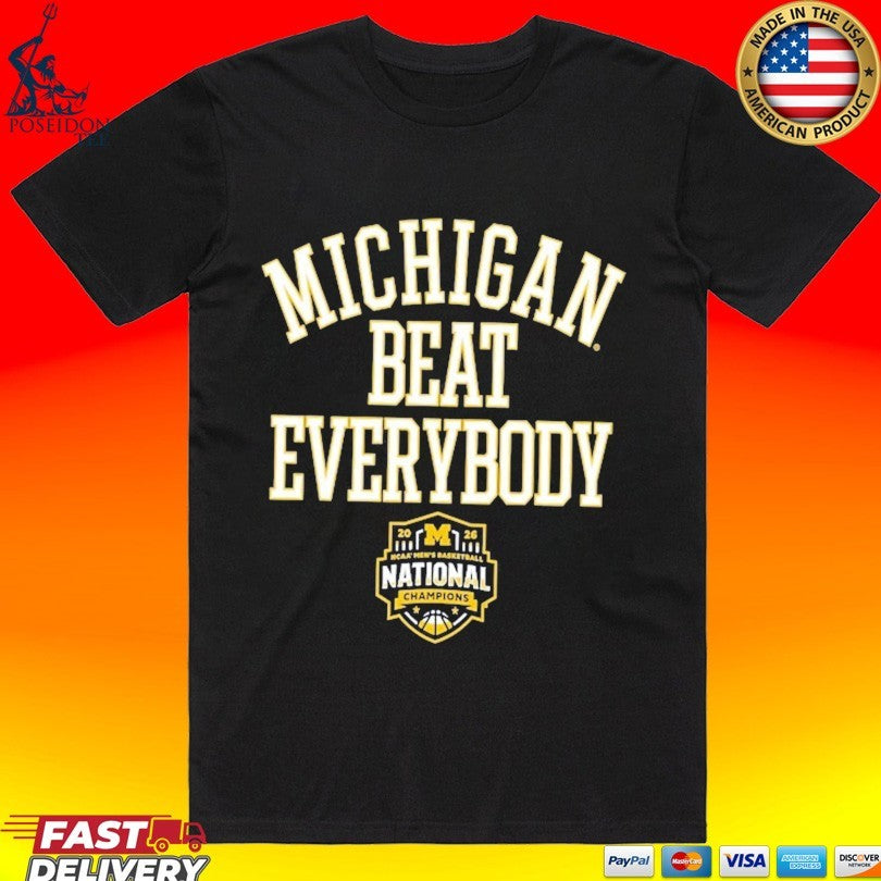 Michigan Wolverines 2026 NCAA Men's Basketball - Adult & Kids T-Shirts, Sweatshirts & Hoodies apparel design preview 1