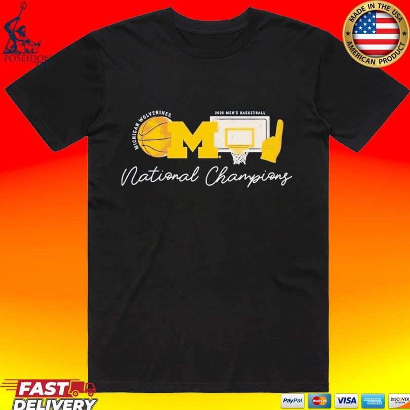 Michigan Wolverines Comfort Colors Women's 2026 NCAA - Adult & Kids T-Shirts, Sweatshirts & Hoodies apparel design preview 1