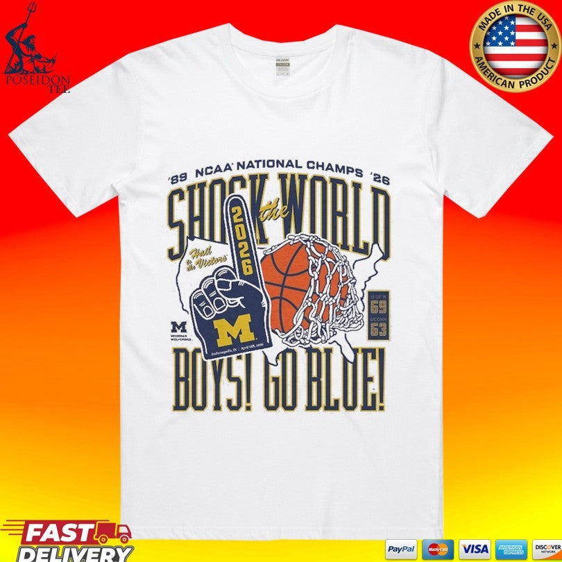 Michigan Wolverines Homefield Two-time Ncaa Men's - Adult & Kids T-Shirts, Sweatshirts & Hoodies apparel design preview 1