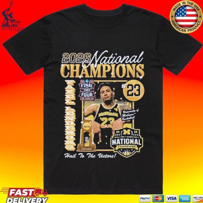 Michigan Wolverines Men's Basketball Campus Ink 2026 - Adult & Kids T-Shirts, Sweatshirts & Hoodies apparel design preview 1