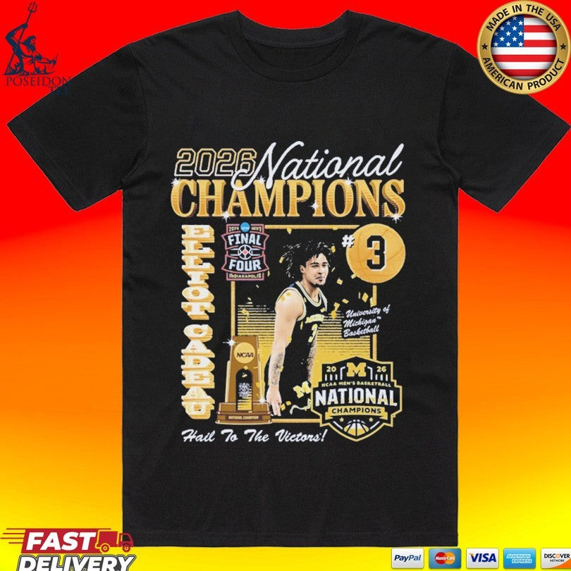 Michigan Wolverines Men's Basketball Campus Ink 2026 - Adult & Kids T-Shirts, Sweatshirts & Hoodies apparel design preview 1