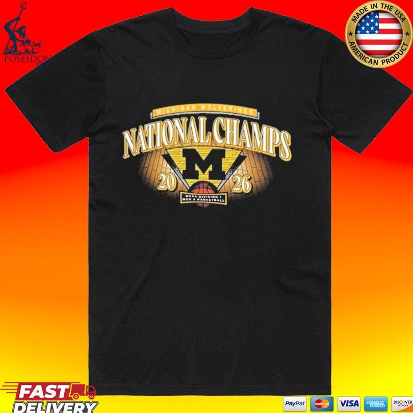 Michigan Wolverines Women's 2026 Men's Basketball - Adult & Kids T-Shirts, Sweatshirts & Hoodies apparel design preview 1