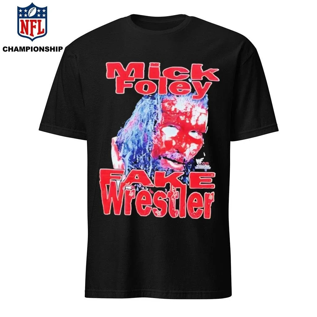 Mick Foley Fake Wrestler - Adult & Kids T-Shirts, Sweatshirts & Hoodies apparel design preview 1