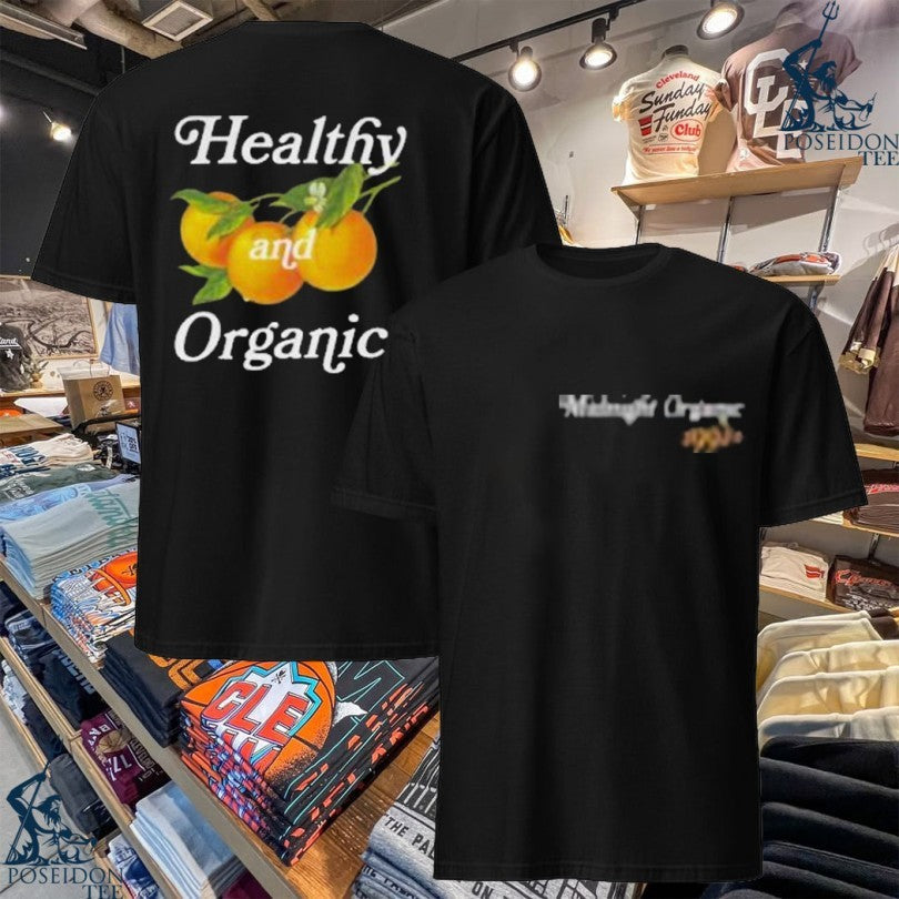 Midnight Organic Healthy Waffle Ls - Adult & Kids T-Shirts, Sweatshirts & Hoodies apparel design preview 1