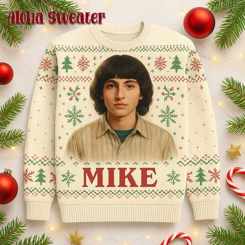 Eddie Munson Stranger Things Ugly Christmas Sweater - Holiday Gift product image 5