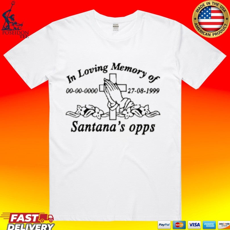 Milano Ovest In Loving Memory Of Santana's Opps - Adult & Kids T-Shirts, Sweatshirts & Hoodies apparel design preview 1