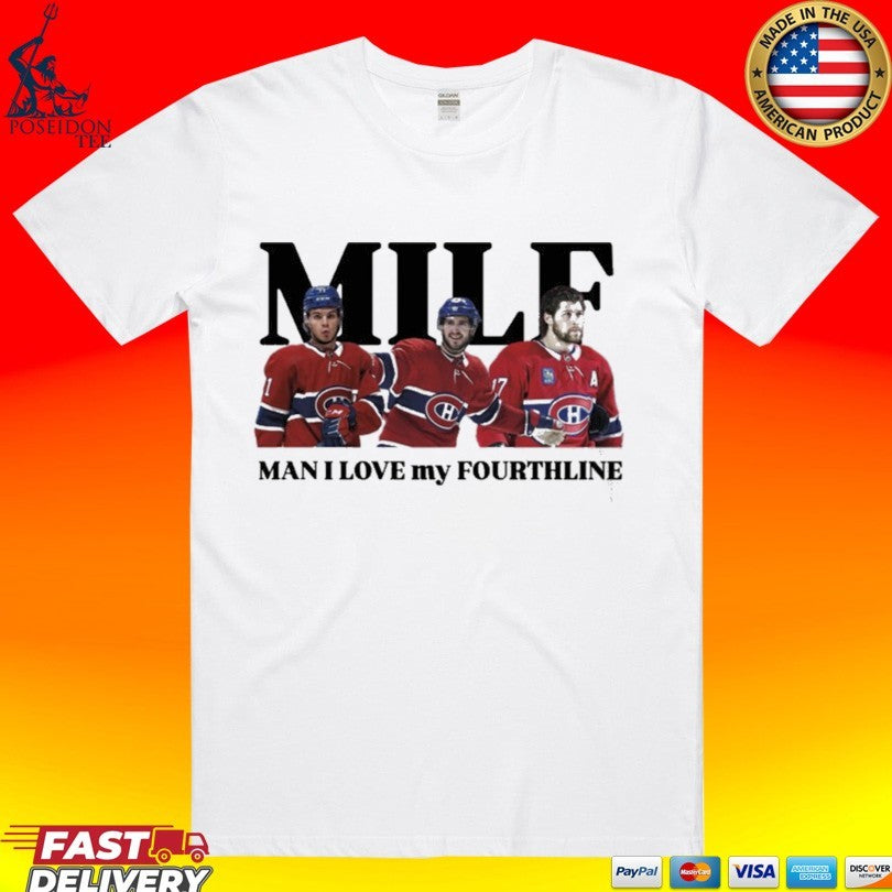 Milf Man I Love My Fourthline Montreal Canadiens - Adult & Kids T-Shirts, Sweatshirts & Hoodies apparel design preview 1
