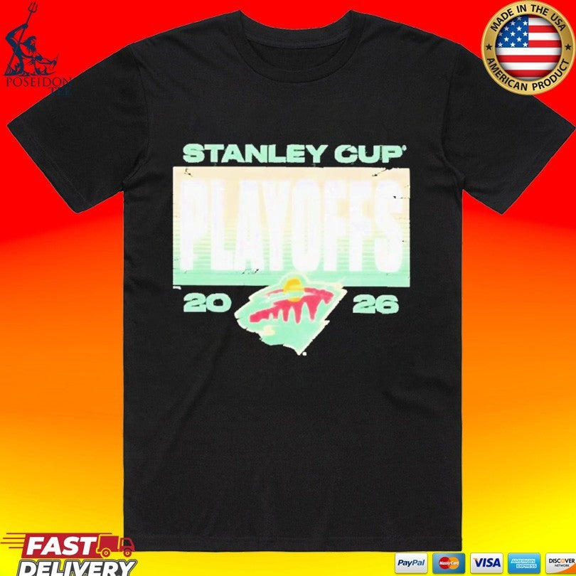 Minnesota Wild 2026 Stanley Cup Playoffs - Adult & Kids T-Shirts, Sweatshirts & Hoodies apparel design preview 1