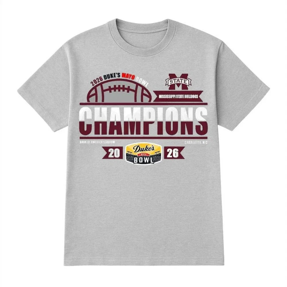 Mississippi State Bulldogs Football 2025 Duke's Mayo - Adult & Kids T-Shirts, Sweatshirts & Hoodies apparel design preview 1