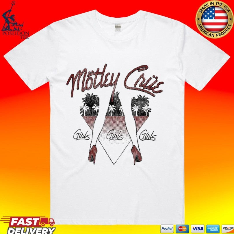 Mötley Crüe 45th Anniversary Girls, - Adult & Kids T-Shirts, Sweatshirts & Hoodies apparel design preview 1