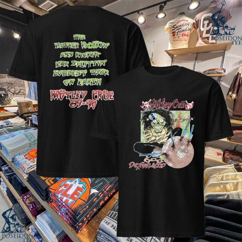 Mötley Crüe Dr Feelgood Pushead - Adult & Kids T-Shirts, Sweatshirts & Hoodies apparel design preview 1
