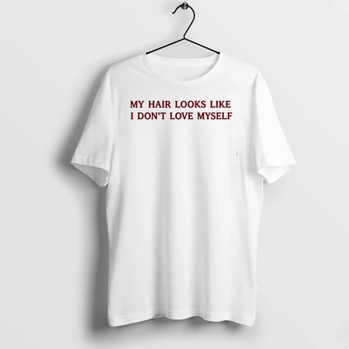 My Hair Looks Like I Dont Love Myself 0 Sweater - Adult & Kids T-Shirts, Sweatshirts & Hoodies apparel design preview 1