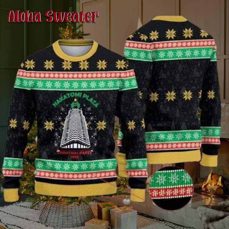 Yippee Ki Yay Christmas Dia Hard Ugly Christmas Sweater - Holiday Gift product image 5