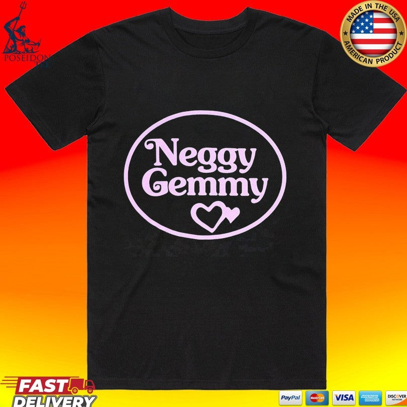Neggy Gemmy Heart Logo - Adult & Kids T-Shirts, Sweatshirts & Hoodies apparel design preview 1