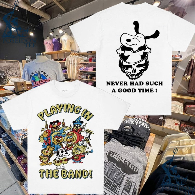 Never Had Such A Good Time Playing In The Band - Adult & Kids T-Shirts, Sweatshirts & Hoodies apparel design preview 1