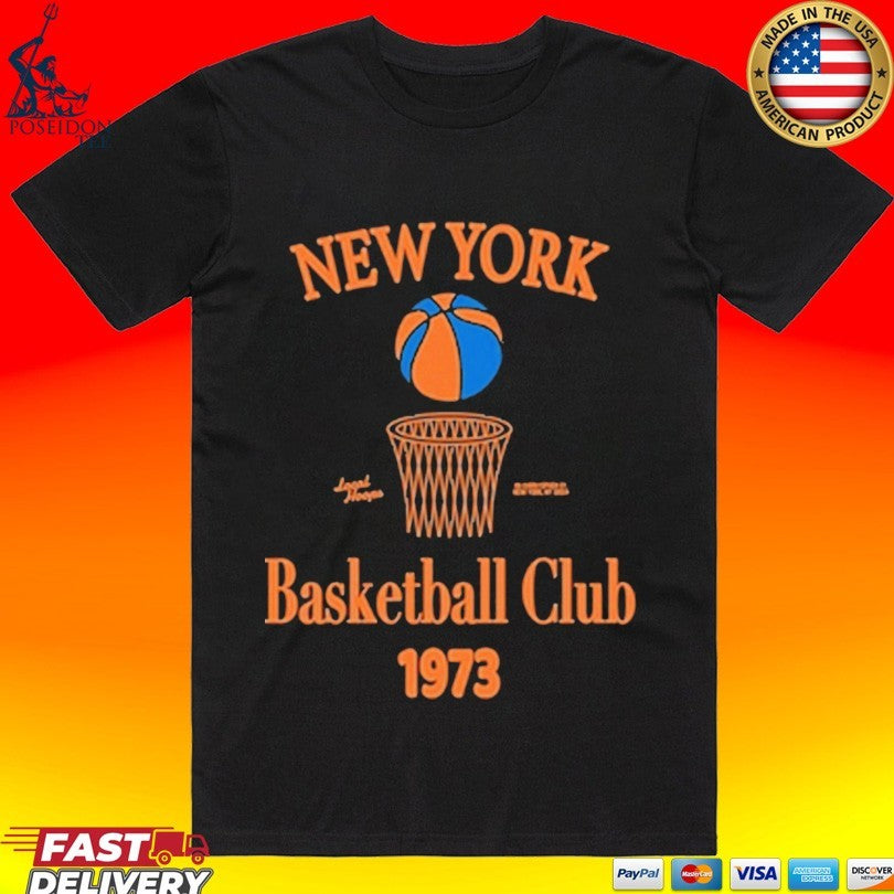 New York Basketball Club 1973 - Adult & Kids T-Shirts, Sweatshirts & Hoodies apparel design preview 1