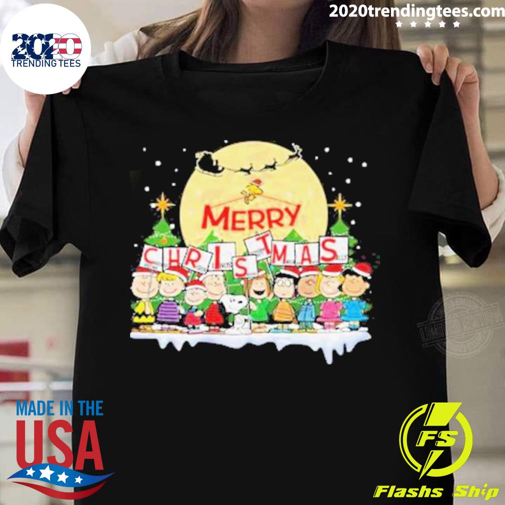 Nice merry Christmas The Peanuts Characters Christmas Sweater - Holiday Gift product image