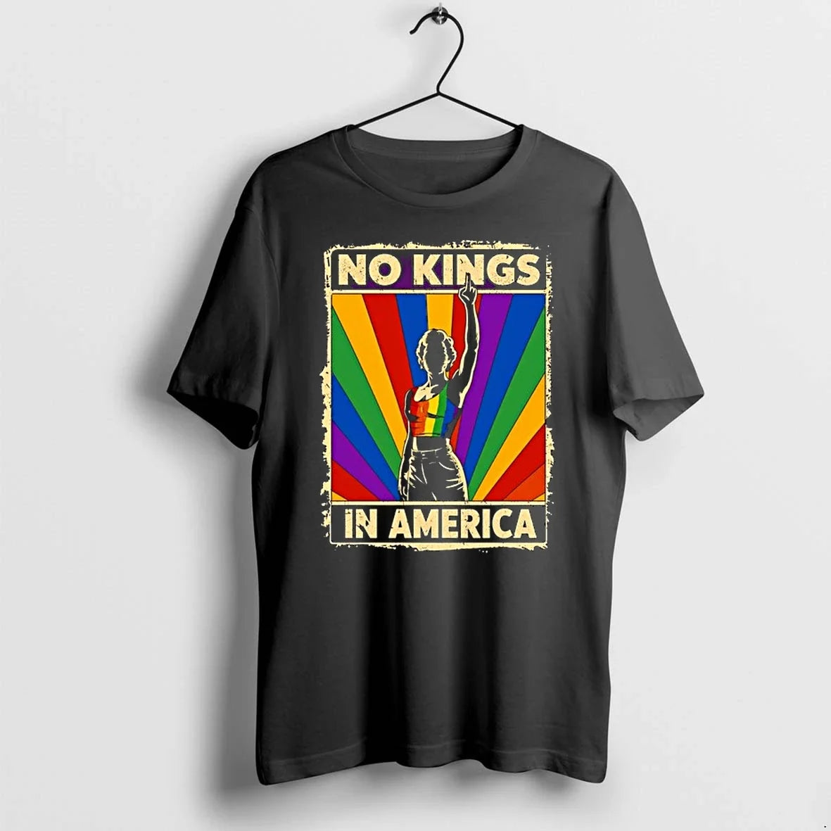 No Kings In America Lgbtq 0 Sweater - Adult & Kids T-Shirts, Sweatshirts & Hoodies apparel design preview 1
