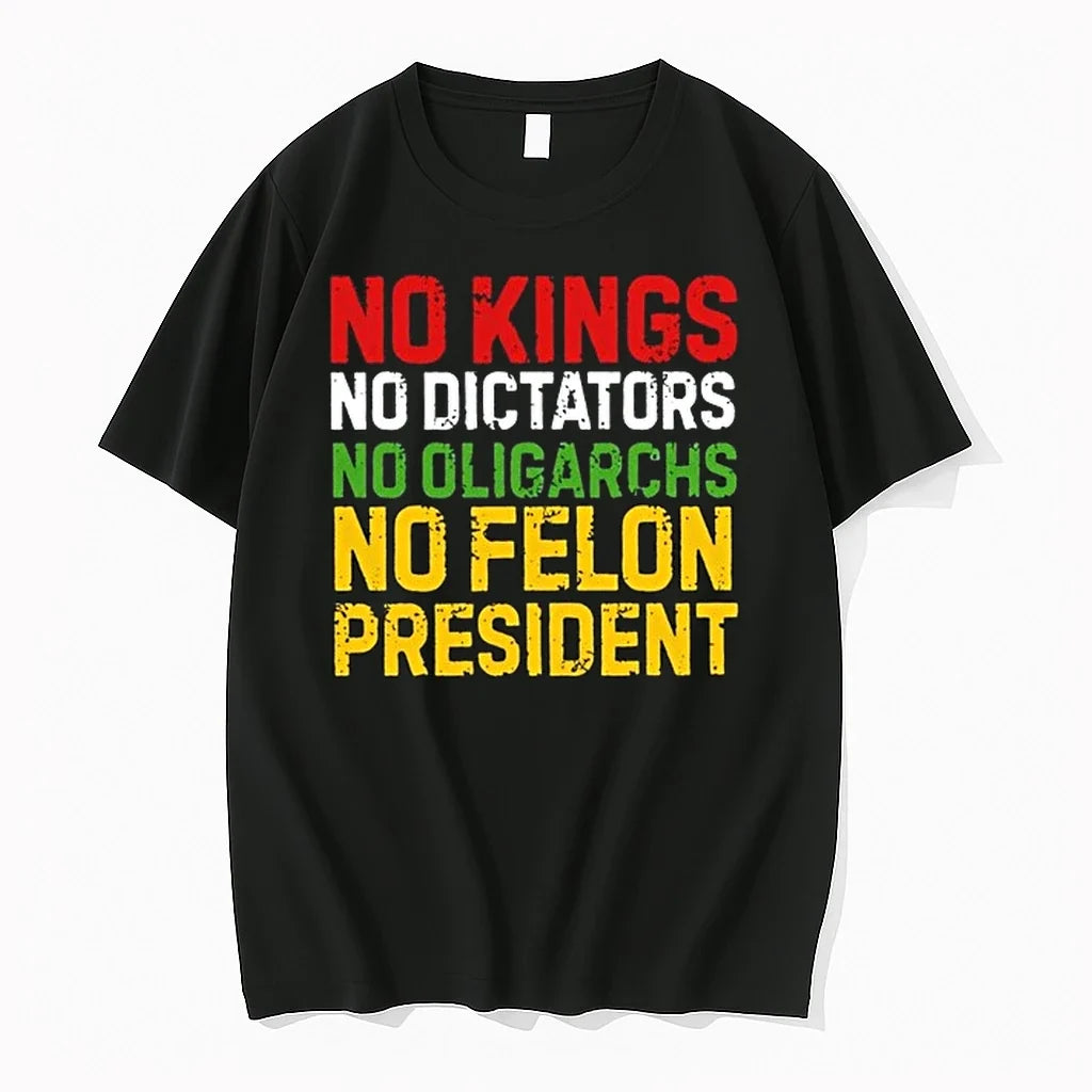 No Kings Dictators Oligarchs Pelon President 0 - Adult & Kids T-Shirts, Sweatshirts & Hoodies apparel design preview 1