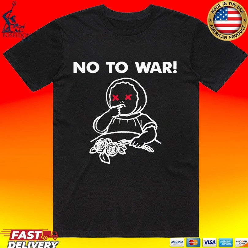 No To War Jon King - Adult & Kids T-Shirts, Sweatshirts & Hoodies apparel design preview 1